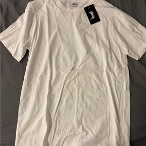 stussy deluxe premium white tee shirt brand new with tags rare extremely soft